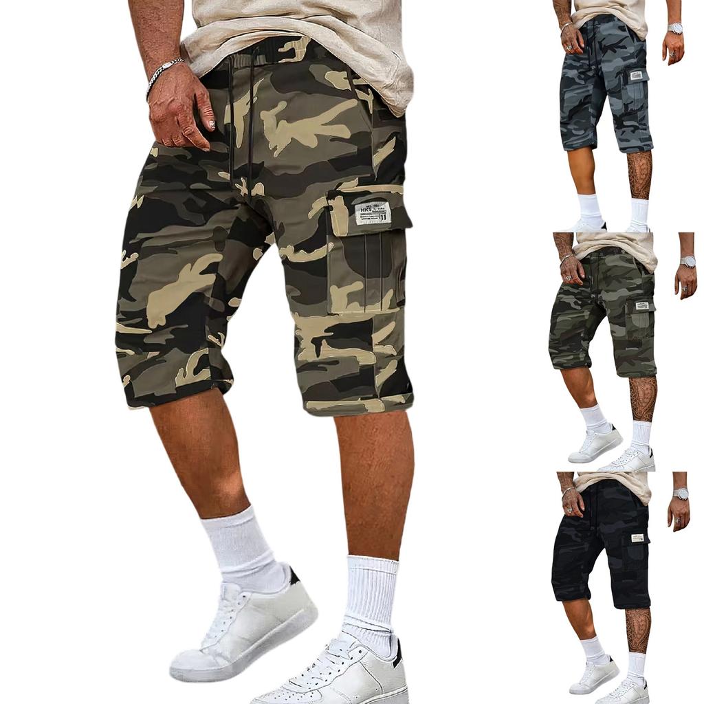 Herren Tarnung Sportshorts - Weich und Bequem