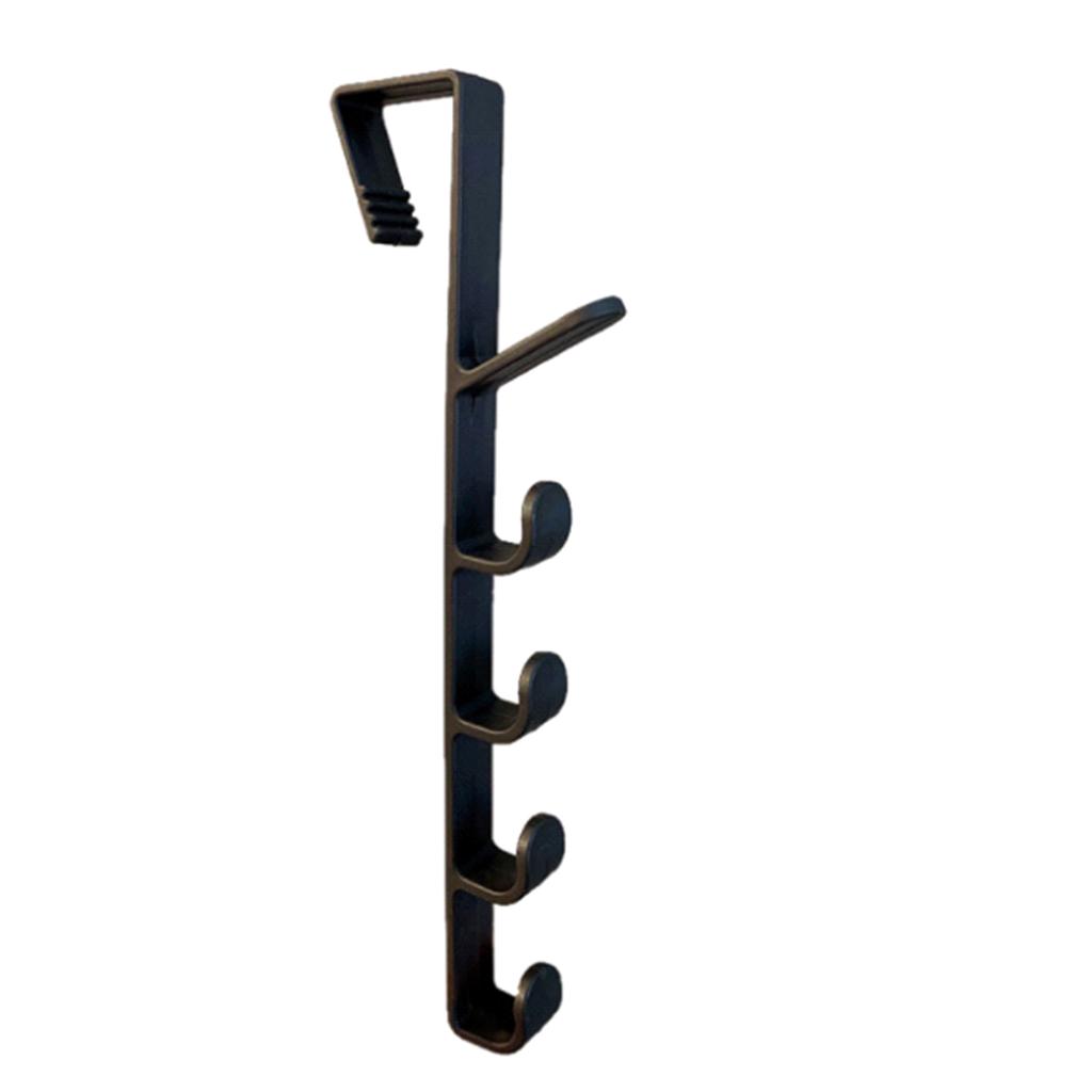 Over The Door Hook Plastics Heavy Duty Over Door Hanger Holder for Coat Robe Clothes Towel Hanging Bathroom Organizer