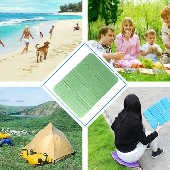 1/2Pcs Foam Seat Mat with Storage Bag Folding Seat Cushion Waterproof Lightweight Outdoor Hiking Camping Sitting Pad Stadium Mat