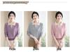 Spring Knitted Top for Middle-Aged & Elderly Women - Turn-Down Collar Loose Pullover Sweater, Casual & Versatile 50s/60s Style