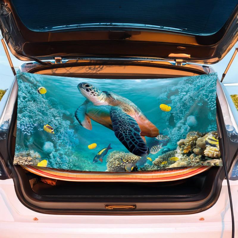 Magnetic Corner Beach Towel Ultrafine Fiber Quick Dry Sandproof Wind Resistant Travel Camping Pool Gym Surfing Outdoor Changing