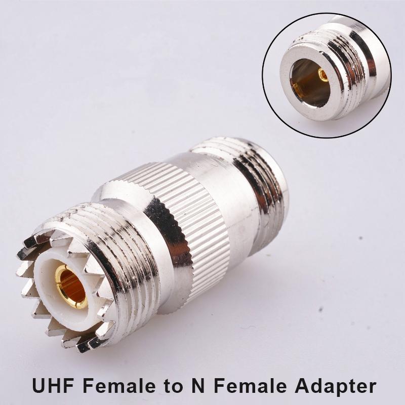 1 Pcs Uhf To N Type Rf Coaxial Adapter, N J/K - Uhf J/K Male Female Convert Connector For Radio Antenna