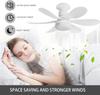 42/52cm LED CeIling Fan Light E26 E27 Base Wireless Remote Smart Fan 3 Adjustable with Lighting Modes for Living Room Home Fans