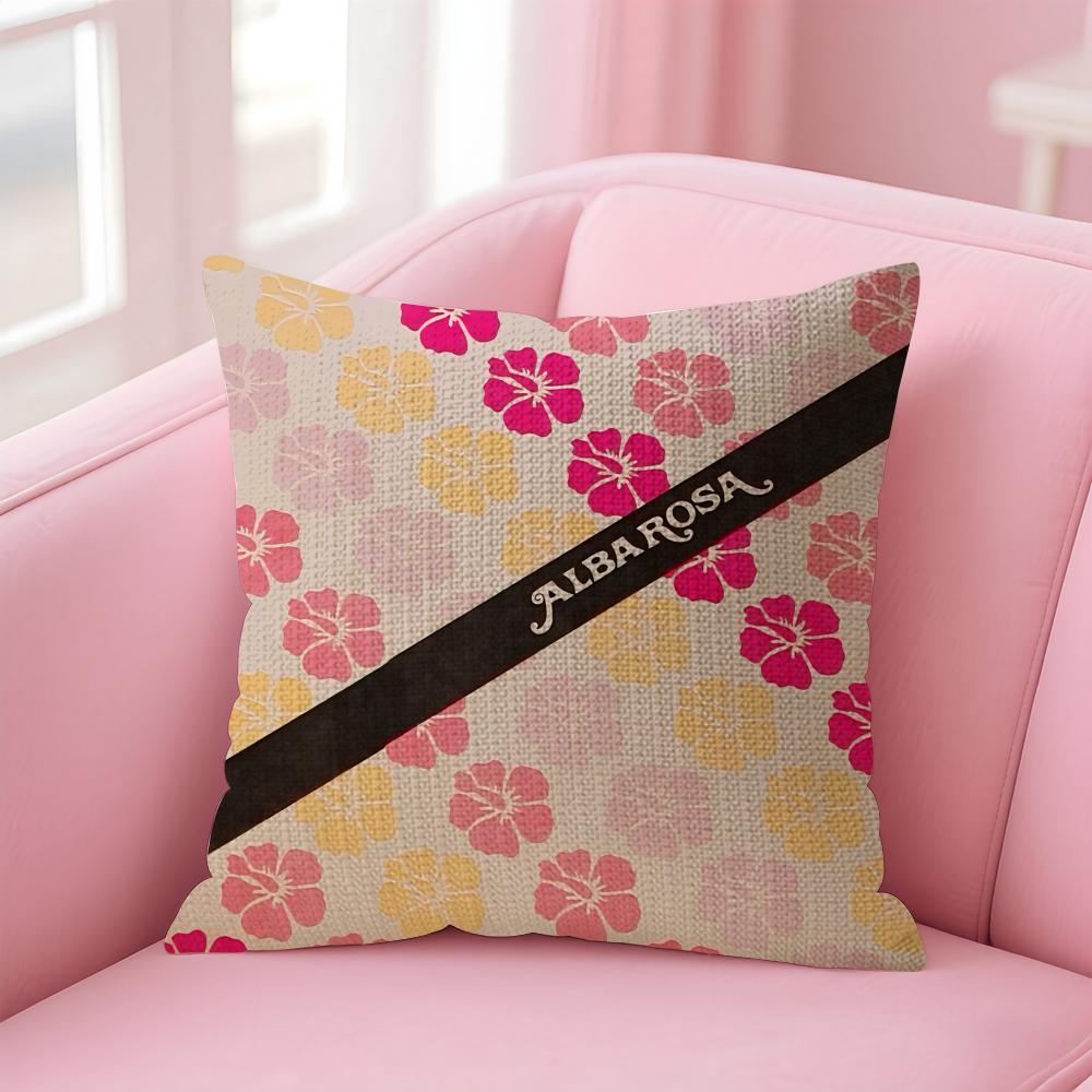 Fashion AALBA RROSA Cushion Cover Comfort Sofa Bed Silky Elegant Invisible Zipper Decorative Holiday Gifts