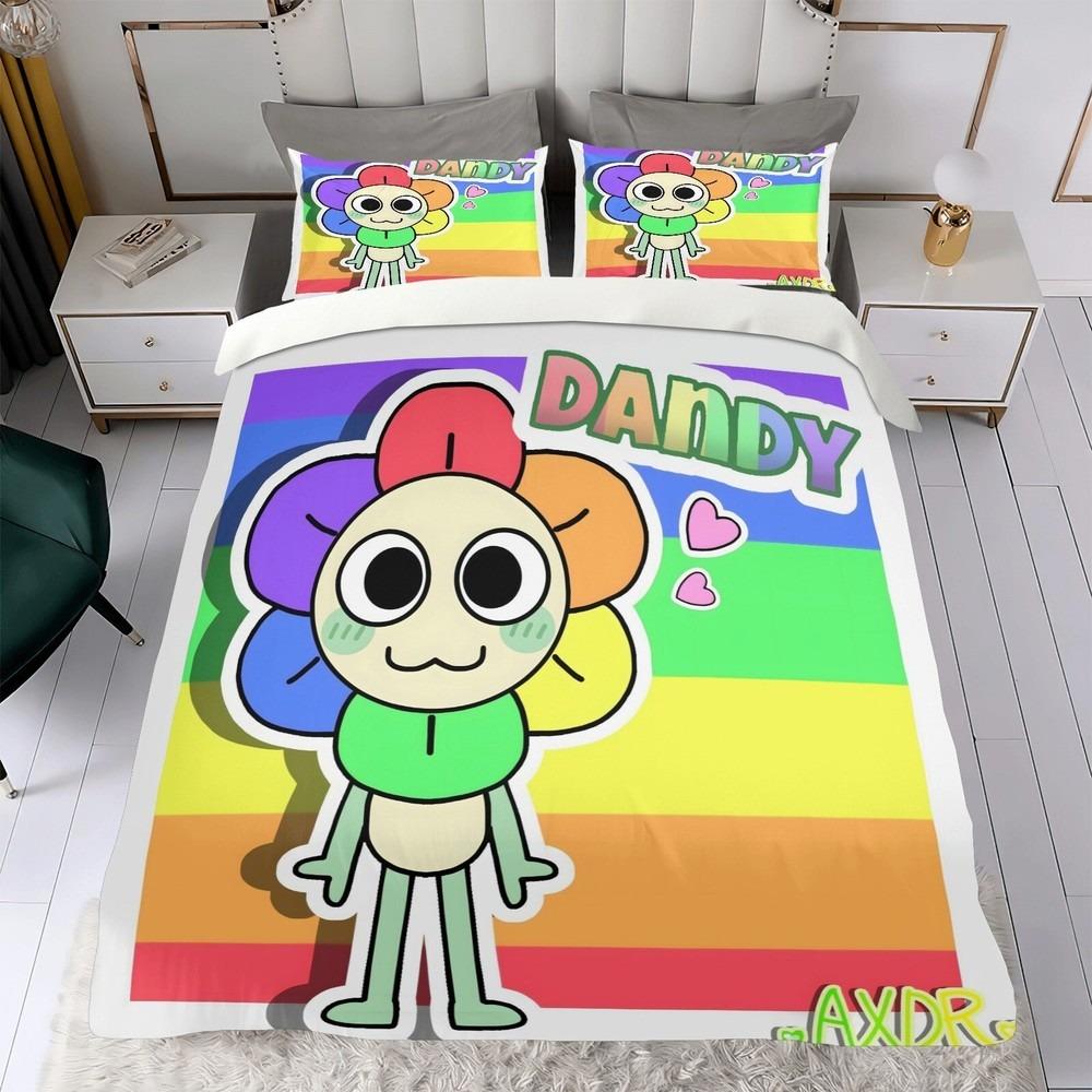 Game Dekbedovertrek Kussensloop Dandy's Wereld Beddengoed Set Volwassen Jongen Meisje Slaapkamer Decoratie Kindercadeau Enkel Dubbel Maat