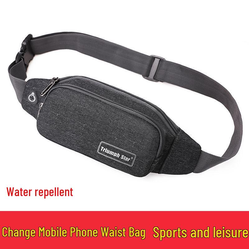 Unisex Waterproof Fanny Pack: Multifunctional Coin Purse, Mobile Phone Holder, Lightweight Running Bag for Sports