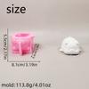 Piggy Statue Silicone Candle Molds for Epoxy Resin Home Decoration Animal Figurine Silicone Molds Soap Making Molds