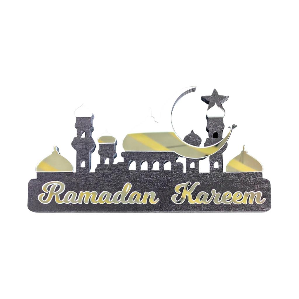 Wooden Acrylic Festive Decorations, Combined Tabletop Decorations, Decorative Standing Signs