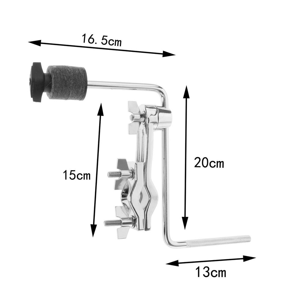 Cymbal Boom Rachet Tilt with Solid Boom Arm Gearless Cymbal for Splash Crash