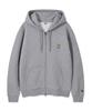 Wacky Willy Signature Kiki Wappen Zip-Up Hoodie Gray