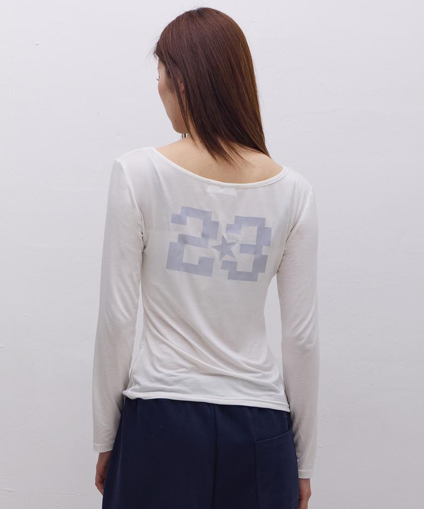 Ebeulisi 23 Logo Long Sleeve (White)