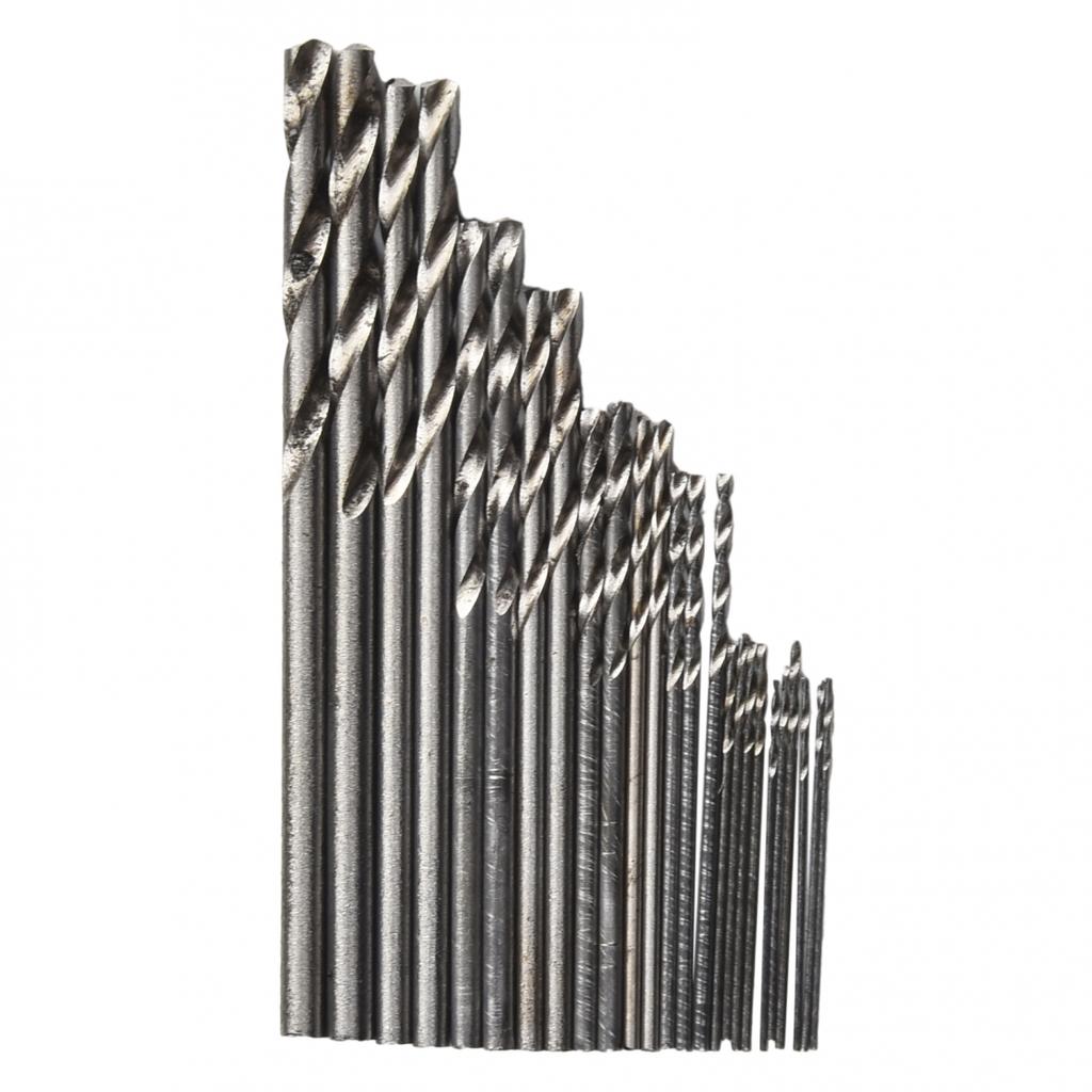 25Pcs/set 0.5-3.0mm HSS Mini Straight Shank Drilling Bits For Electrical Tools