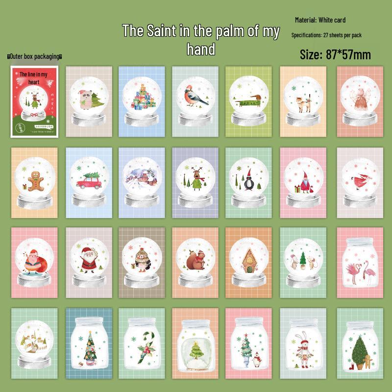 Mu Ran Christmas Series Boxed Holiday Greeting and Commemorative Cards