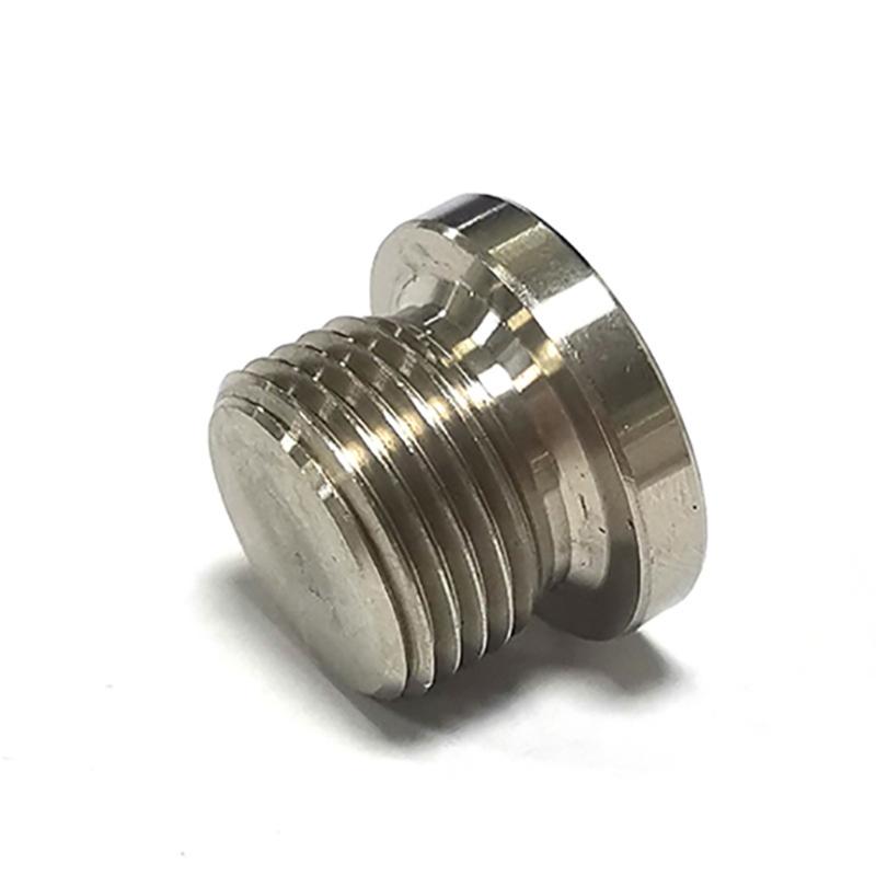 Oxygen Sensor Stainless Steel Bung Plug Nut Stepped Cap Mount Kit Wideband Solder Hex Bungs M18x1.5 Fits Universal for C