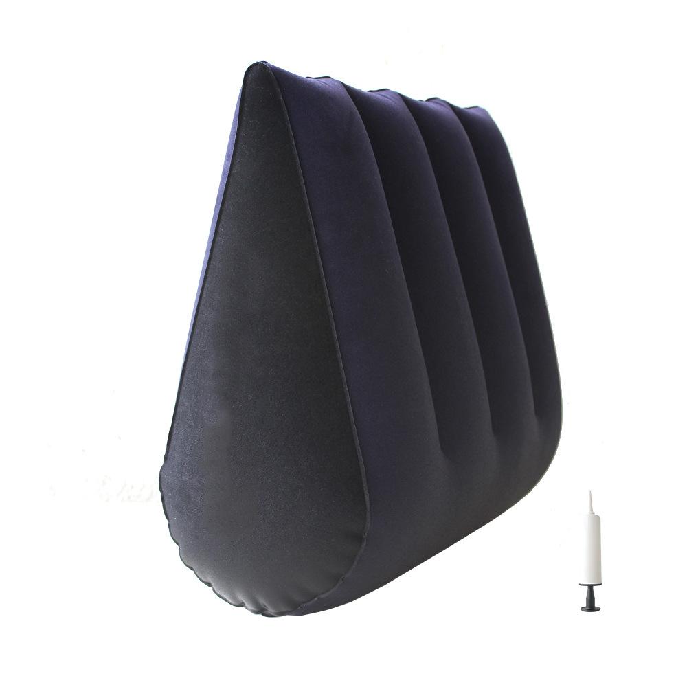 Soft Inflatable Portable Multifunction Magic Triangle Pillow Love Position Cushion Enjoy Relaxing for Couple Multiple Poses