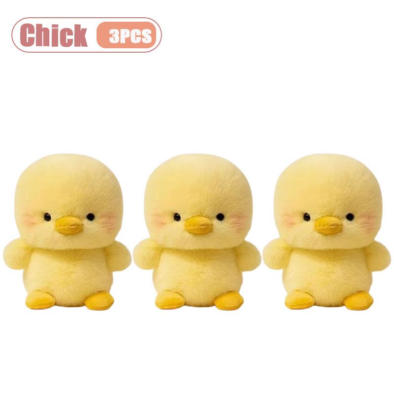 1-5PCS Cute Desk Companion Plush Stuffed Animal Kawaii Desktop Ornament Study Work Buddy Birthday Gift for Kids