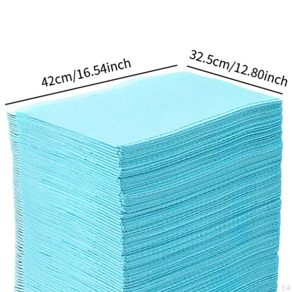 125x Disposable Tattoo Bibs Nail Table Covers for Eyelash Extension Service