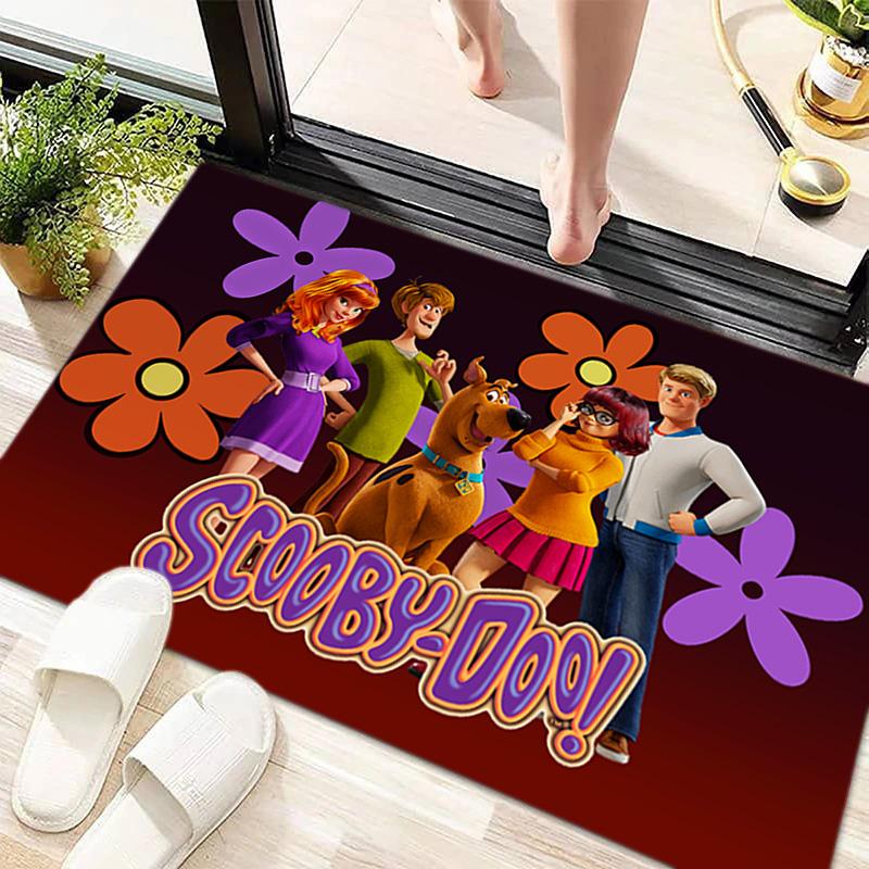 Halloween Cartoon Comedy Adventure Movie Scooby-Doo Carpet Is Suitable for Living Room and Bedroom Doormats Office Balcony Decorative Carpet V4