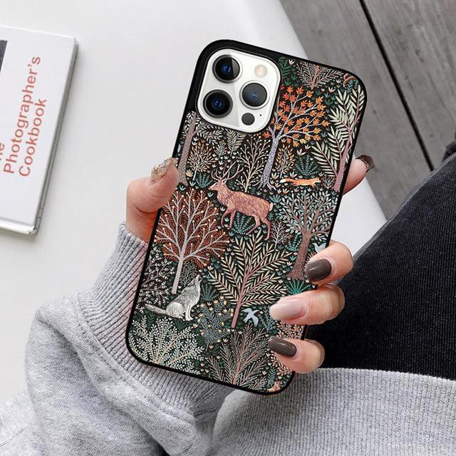 Wild Forest Animal Phone Case Back Cover For iPhone 17 Air 16 15 14 13 Pro Max 12 Max Plus 11 Pro Max Coque