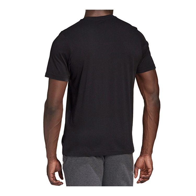 adidas T Shirts Men's Black Crew Neck Moderate Straight Fit GD5923
