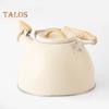 3L Whistling Tea Kettle with Heat-proof Foldable Handle Large Capacity Food Grade Teapot Kitchen Supplies