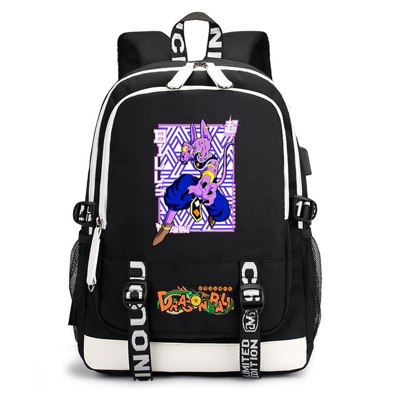 Anime Dragon Ball Backpack for School Casual Daypack for Kids Teenagers Students Boys Girls Everyday Use