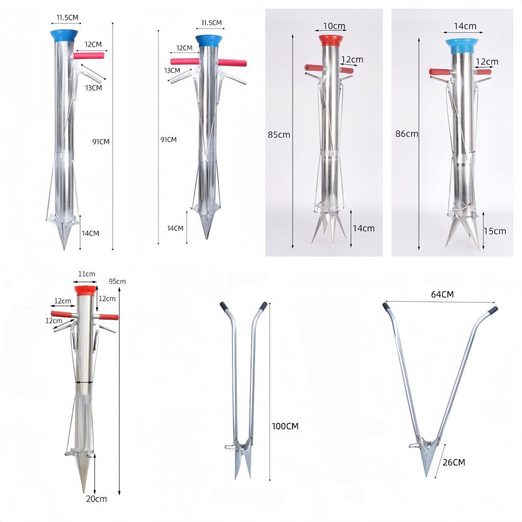 Morimi Seedling Vegetable Stainless Long Universal Seed Seedling Steel Seedling Automatic Vegetable Planting Seedling Planting Tool with Distance