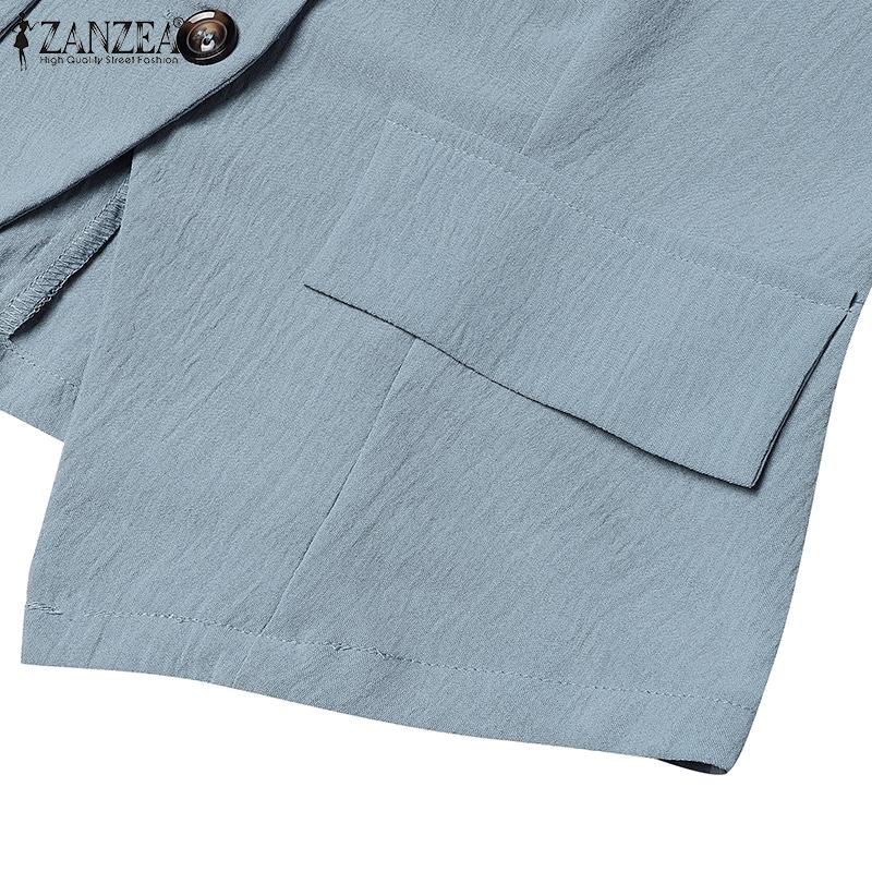 ZANZEA Womens Sleeveless Tank Tops and Pants Casual Two Piece Suit Sets