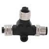 Tee Connector for NMEA 2000 M12 Thread 5 Pin IP67 Waterproof for Lowrance Networks