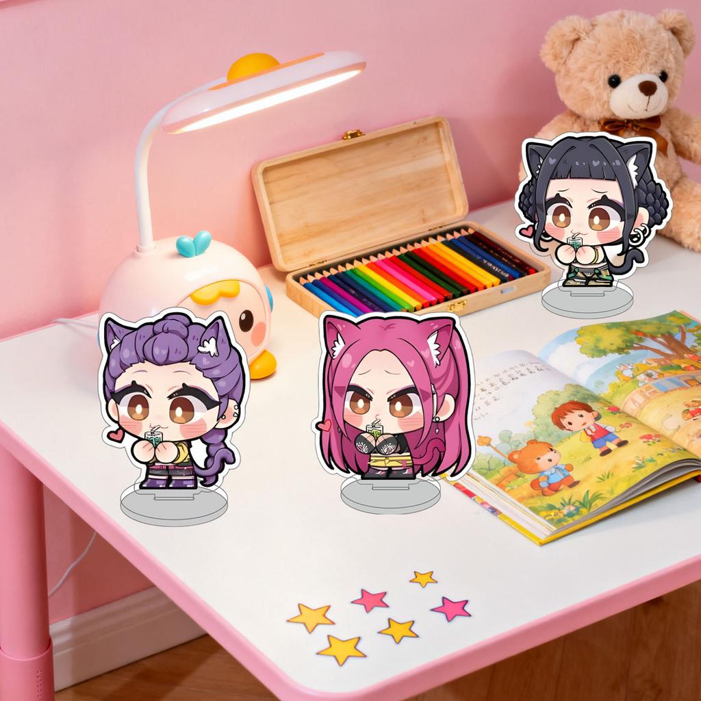 1-Piece Of K-POP Anime 10CM 2D Acrylic Stand Decoration For Bedroom, Living Room, Kitchen, Desk Decoration The Perfect Gift