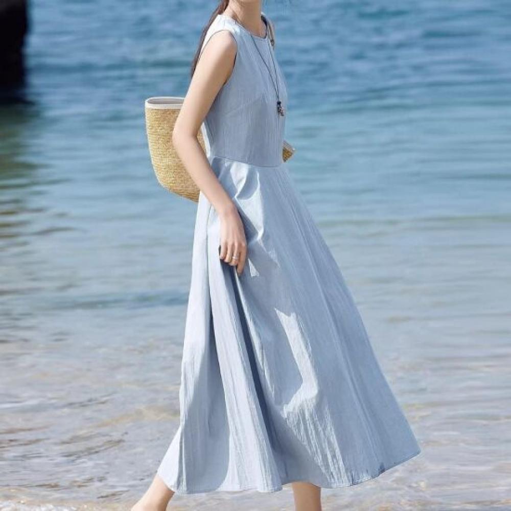 NAvAvA A Line Sleeveless Dress
