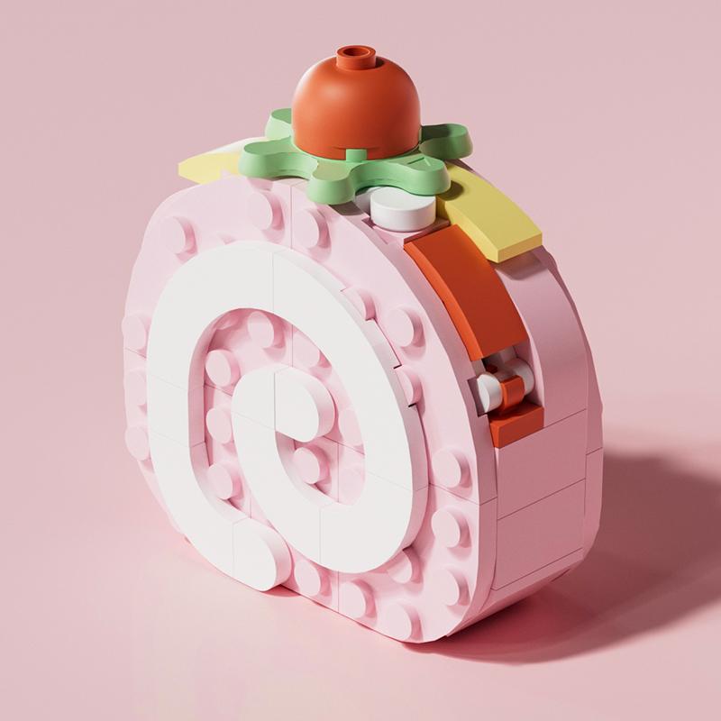 Toylinx Cute Dessert Toys Model Building Blocks 12 Types Plastic Cake Blocks Toys Girls Birthday Gift For Boys Girls And Friends
