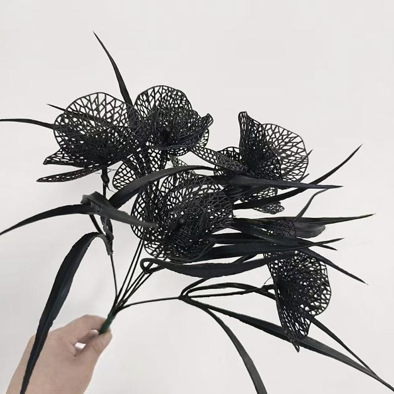 Хэллоуин Цветочная Композиция Украшение для Вечеринки Имитация Цветочных Веток Орнамент Несколько Стилей Настольный Настольный 8 Стилей 1pcs