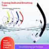 Long Distance Swim Training Front Mounted Snorkel Durable Diving Breathing Tube for Adult Water Activity