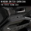 ABS Carbon Fiber For Toyota Tacoma 2024-2025 Central Control Trument Panel Steering Wheel Door Handle Interior Accessories