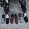 Spring New Loafers Men's Shoes Doudou Shoes Flip Hair Trend British Lazy One Pedal Half Drag Driving Shoes