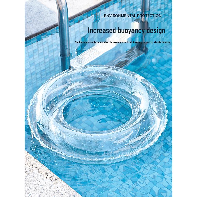 Unisex Transparent Glitter Armpit Swimming Ring