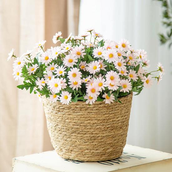 Delicate Faux Chrysanthemum Non-fading Realistic Vivid Maintenance Free Artificial Bouquet Party Decor
