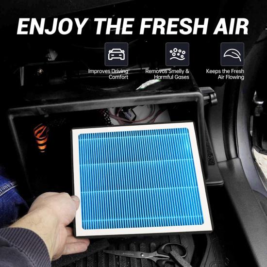 Cabin Air Filter,H12820 Fit For -2025 Hyundai Tucson,-2025 Santa Fe,-2025 Elantra,-2025 Ioniq 5,-2025 Ioniq 6,-2025 Sonata,-2025 KIA Sportage,-2025
