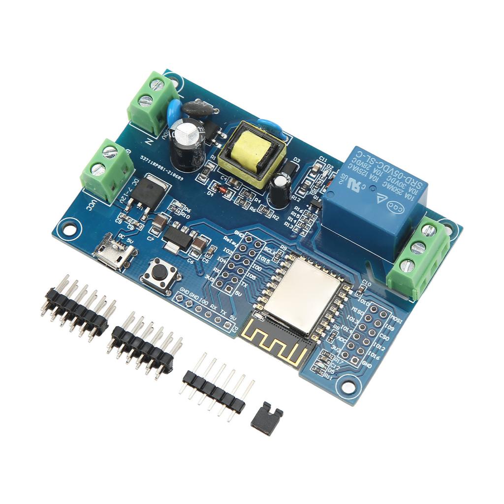 Relay Module 1 Channel WiFi Development Board AC 90‑250V DC 7‑12V USB5V for ESP8266