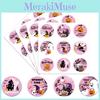 Halloween Theme Ghost Blood Handed Bat Pattern Envelope Label Set Stickers