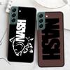 Nash Fishing Logo Phone For Samsung Galaxy S24 S22 Ultra S21 Plus S20 S23 FE Case S10 S10E S9 S8 S7 Edge Cover Silicone Soft Coq