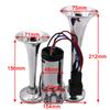 100% 12v Dual Trumpets Speaker 150db Car Electric Loud Horn Air Horn Siren Truck Boat Train Speaker For Car