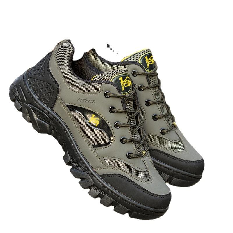 Spring and Autumn Casual Shoes Sports Shoes Men's Low-top Outdoor Hiking Shoes Fashion Trendy Shoes Men's Running Shoes