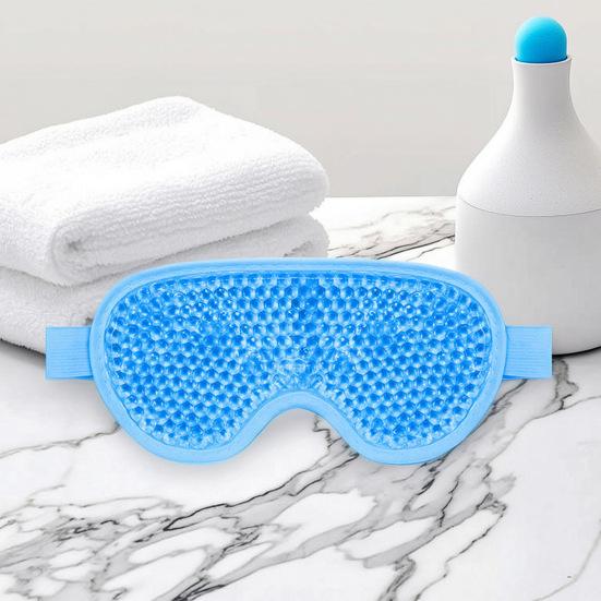 Cooling Gel Eye Cover Men Women Hot Cold Compress Eye Cover Face Shield Reusable Post Surgery Puffiness Allergies Relief Ice Eye Pack
