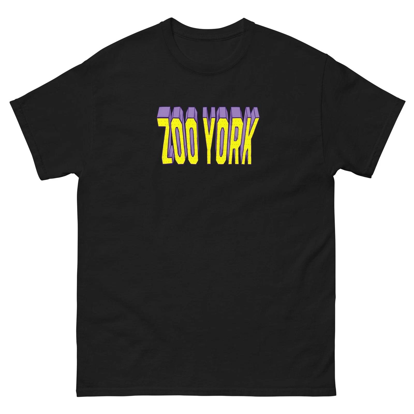 Zoo York Skateboards T-Shirt Comic Strip Text Logo L