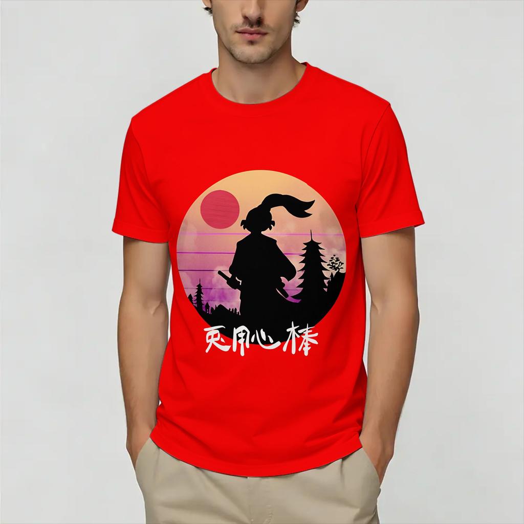 Harajuku T Shirt Summer Rabbit Yojimbo Hipster T Shirts Pure Cotton Tshirt for Unisexs Y2K Funny Cheap Short Sleeve Tops