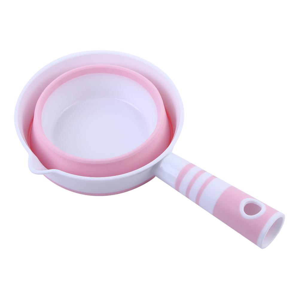 Durable Space Saving Foldable Collapsible Dipper Bath Spoon Water Scoop Water Ladle