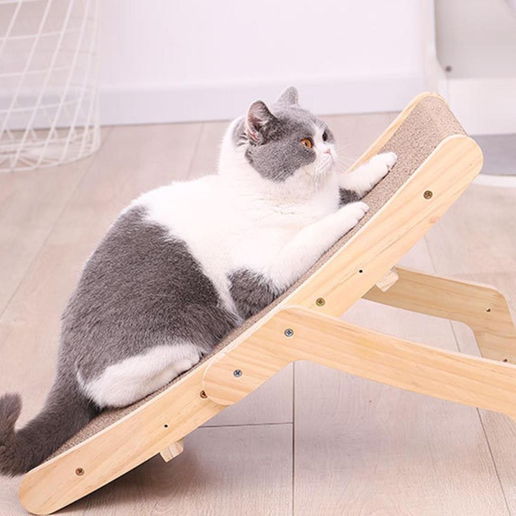 Cat Scratcher Pad Interactive Play Toy Grinding Claw Scraper for Kitty 43.5cmx25cm