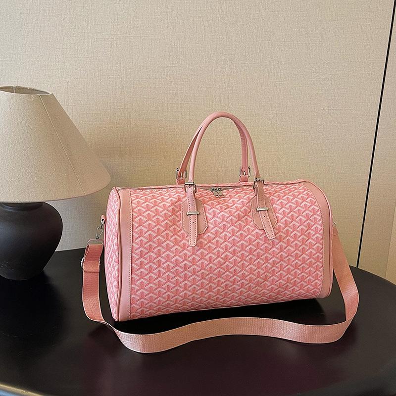 Všestranná voděodolná cestovní taška crossbody s kosočtvercovým vzorem - Velkokapacitní PU příruční kabelka